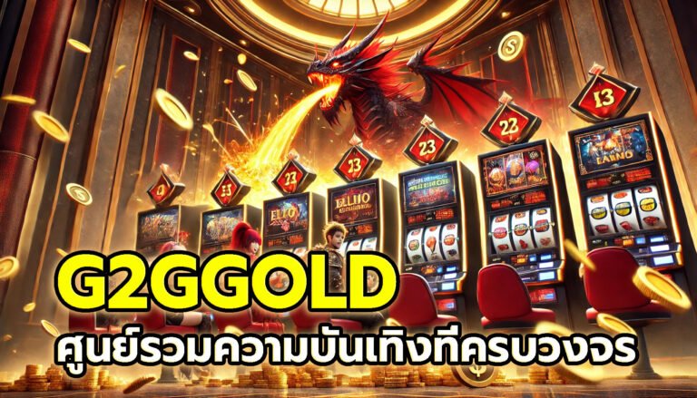 G2GGOLD ศูนย์รวมความบันเทิงเกมคาสิโนออนไลน์ที่ครบวงจร-1